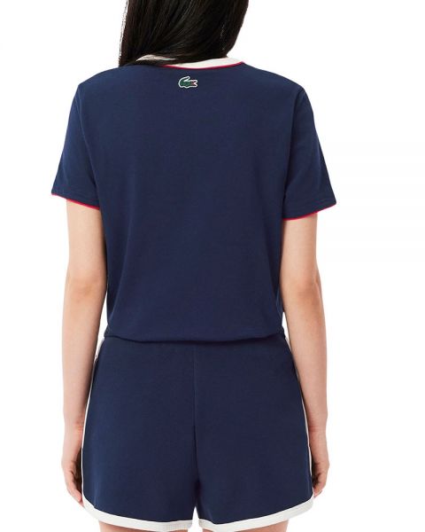 CAMISETA LACOSTE HERITAGE COLLECTION  TF8640 HHW MUJER