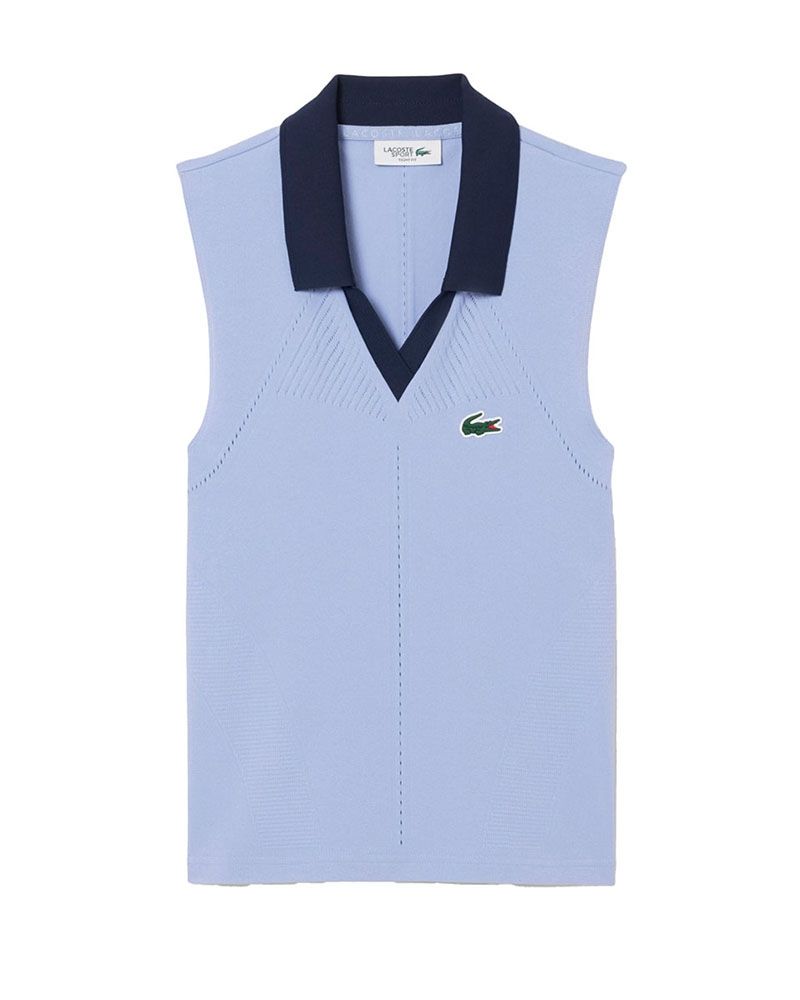 POLO LACOSTE PLAYERS COLLECTION MUJER LILA