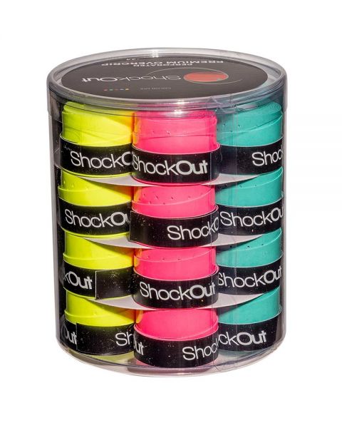 TAMBOR SHOCKOUT X24 OVERGRIPS PREMIUM MULTICOLOR PERFORADO 100-0052