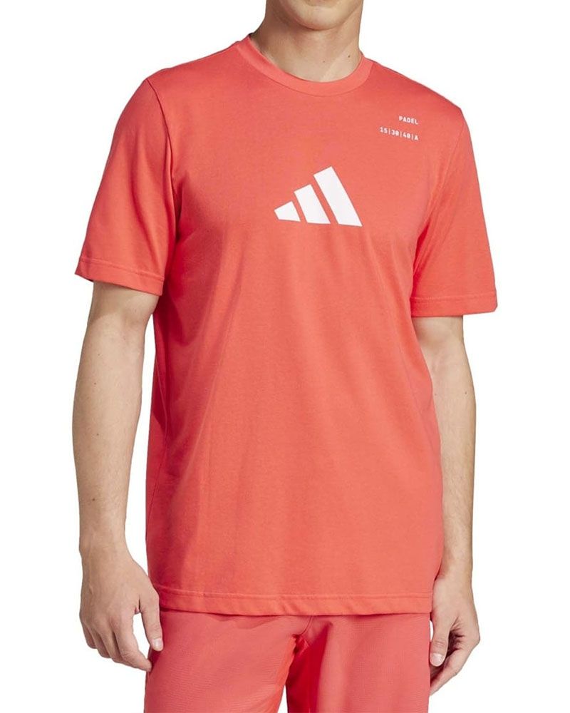 CAMISETA ADIDAS PADEL G ROJO JD6016