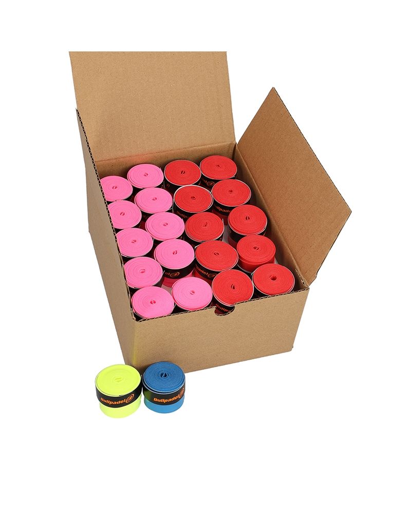 CUBO 60 UDS. Grip Bullpadel GB1606 MULTICOLOR EX