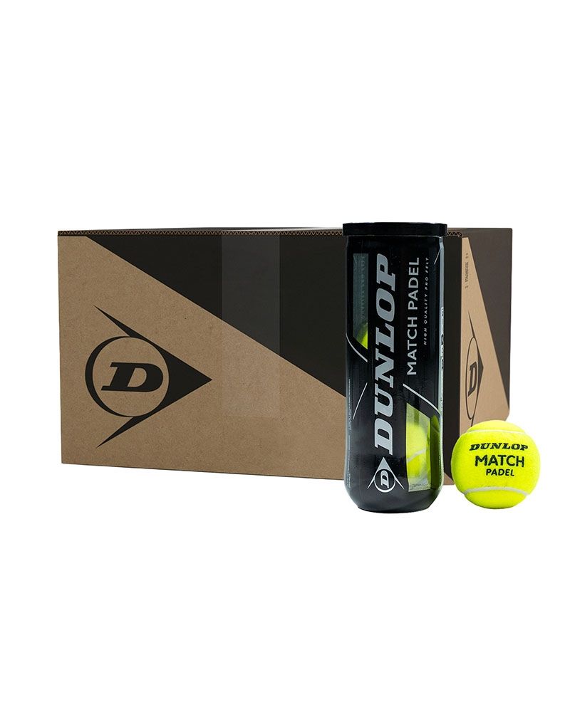 CAJON DE 24 BOTES DE 3 BOLAS DUNLOP MATCH PADEL 601689