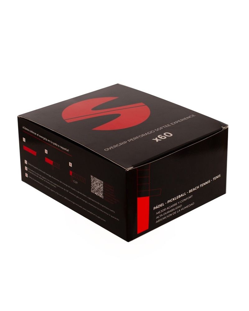 CAJA 60 OVERGRIPS PERFORADOS SOFTEE EXPERIENCE A006200.002.1
