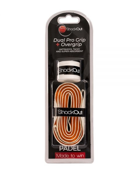 DUAL PRO GRIP BLANCO/NARANJA 100-0017