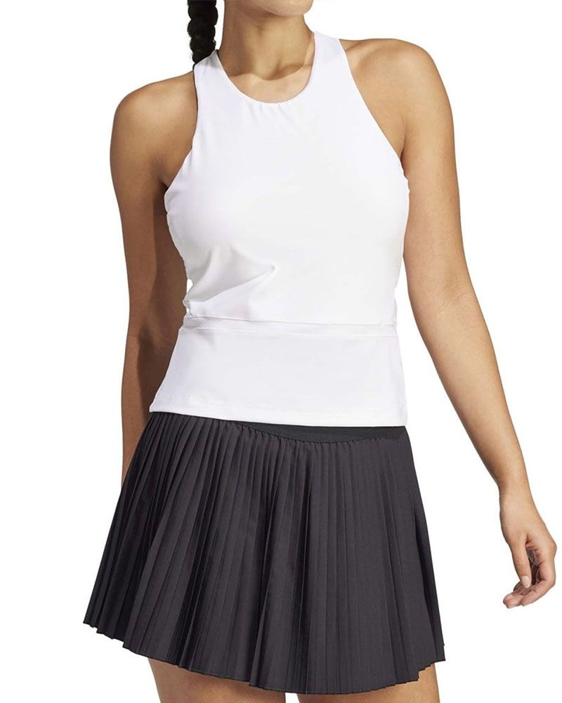 CAMISETA TIRANTES ADIDAS CLIMACOOL LOGO BLANCO MUJER JE7101