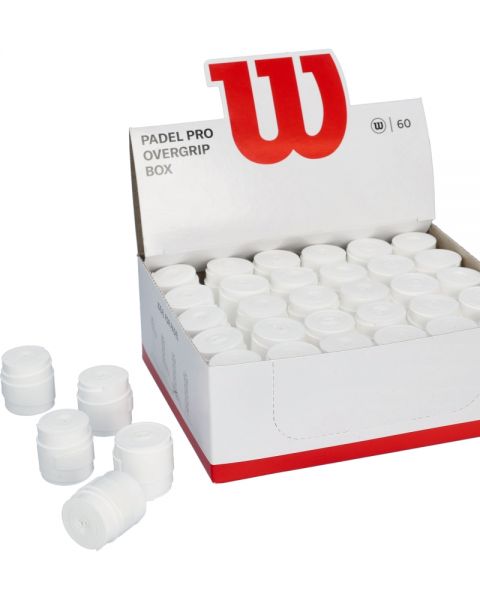 CAJA OVERGRIP WILSON PRO OVERGRIP PADEL 60PK WH WR8906701001