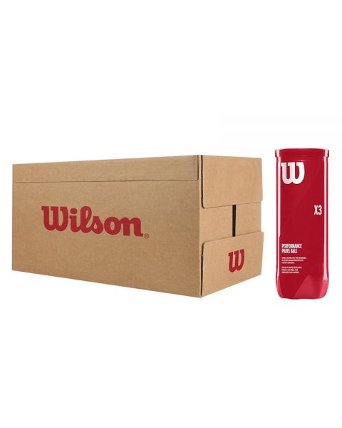 CAJON 24 BOTES WILSON PADEL X3 BALL WR8900801