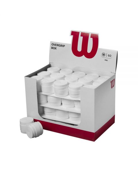 CAJA OVERGRIP WILSON PRO OVERGRIP 60 BOX WHITE WR8438201001