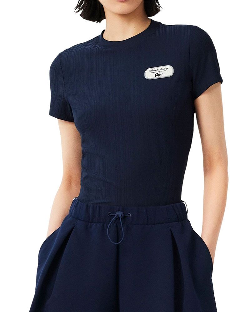 CAMISETA LACOSTE HERITAGE TF6801 166 MUJER