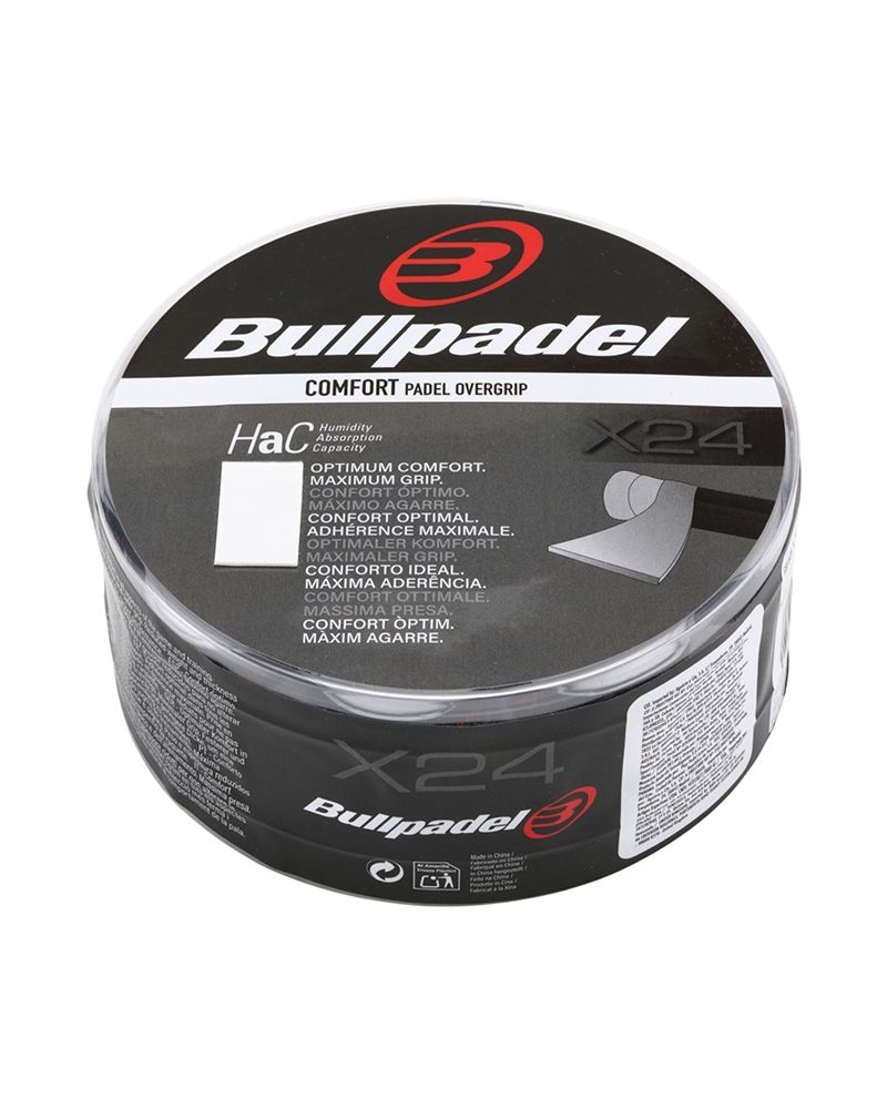 CUBO 24 UDS. OVERGRIP BULLPADEL GB1605 012 493904 (SMU)