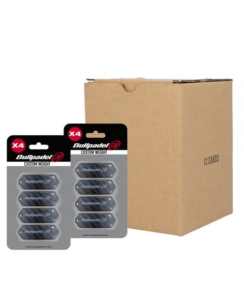 CAJA 12 UDS - BLISTER (4 UDS) PROTECTOR BULLPADEL CUSTOM WEIGHT  005 474990