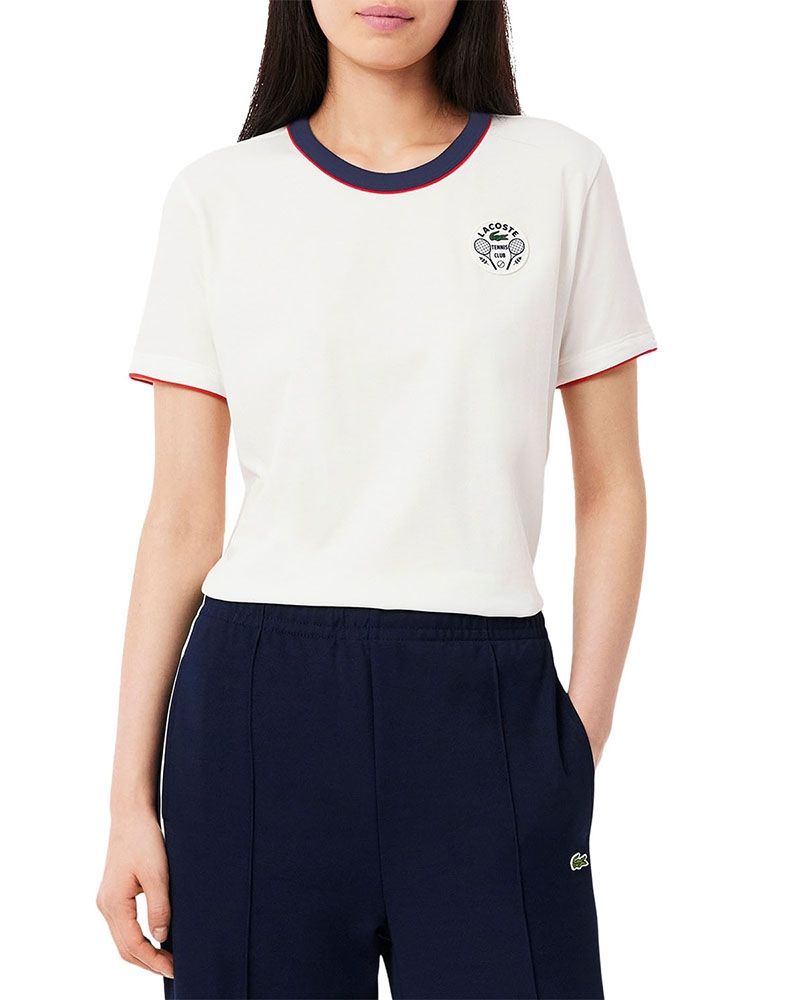 CAMISETA LACOSTE HERITAGE COLLECTION  TF8640 EV0 MUJER