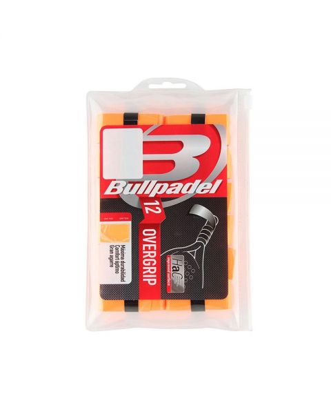 OVERGRIP BULLPADEL PACK 12 UNDS BG-1600 NARANJA FLUOR