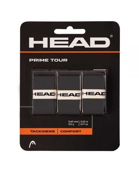 BLISTER 3 UDS. OVERGRIP HEAD PRIME TOUR 285621 BK